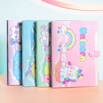 A4 Unicorn Dreams File Folder