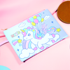 A4 Unicorn Zipper File Folder Bag