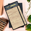 Wooden Finish Diary + Metal Pen Duo - Corporate Gift