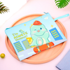 A4 Dino Zipper File Folder Bag