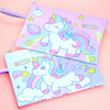 A4 Unicorn Zipper File Folder Bag