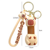 Capybara Retractable Neck Keychain