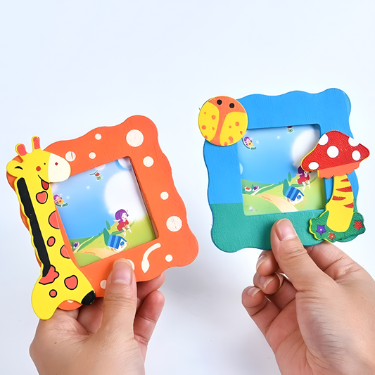 Colorful Kids Wooden Photo Frame