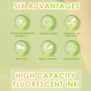 Soft Tip Fluorescent Highlighters - 6 Colors