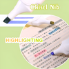 Soft Tip Fluorescent Highlighters - 6 Colors