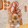 Creative Walking Capybara Doll Keychain