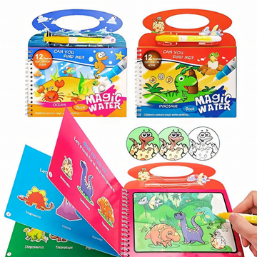 Reusable Magic Water Drawing Coloring book