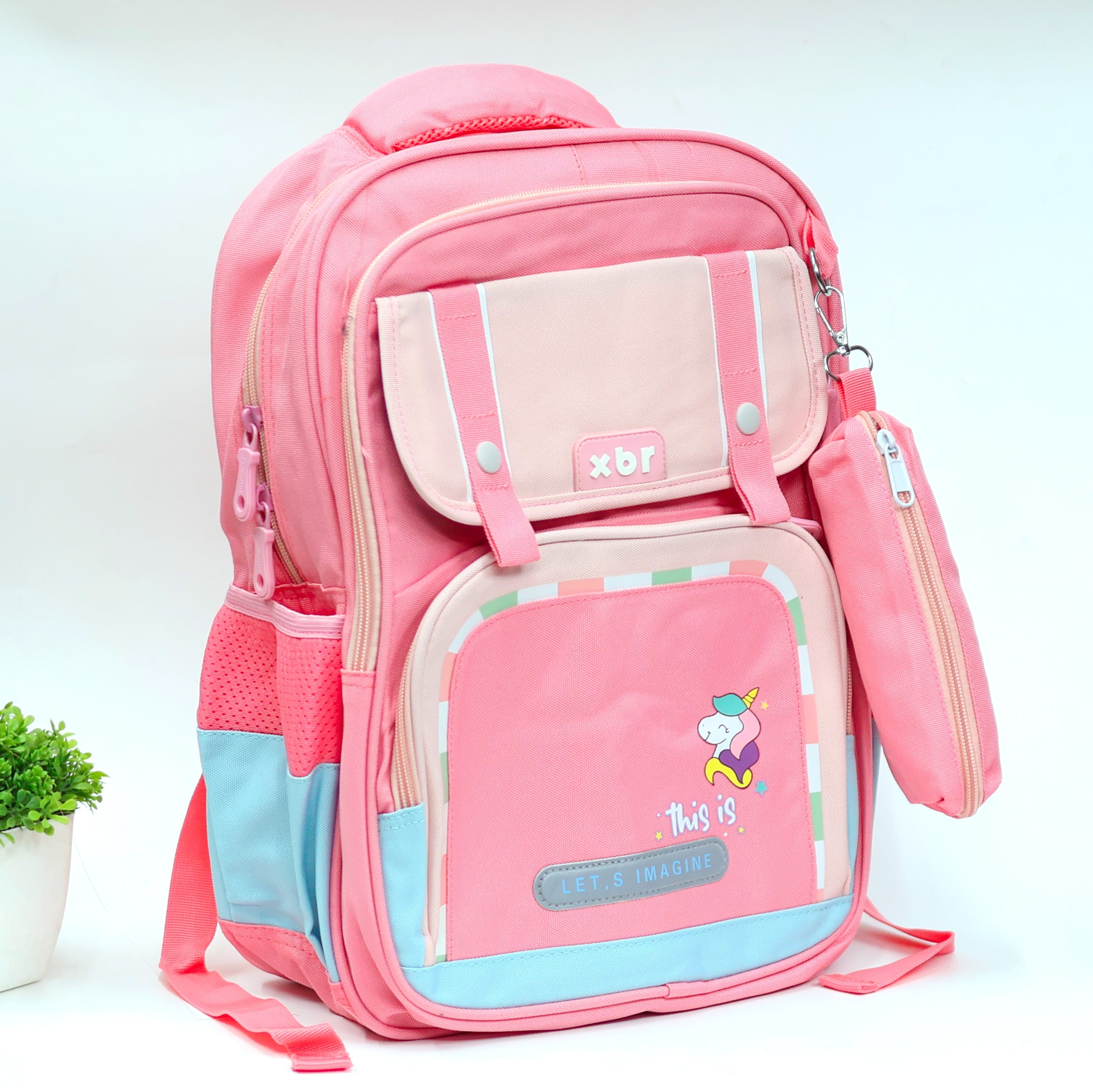 XBR School Bags with hanging Pouch Giftoo