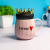 Sweet Coffee Ceramic Mugs (Pink & Blue)