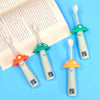 Mushroom Shaped Kids Silicon Toothbrush