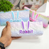 Rabbit Face Flexible Zipper Pouch