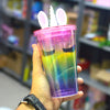 Magical Unicorn Rainbow Tumbler with Straw