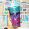 Magical Unicorn Rainbow Tumbler with Straw