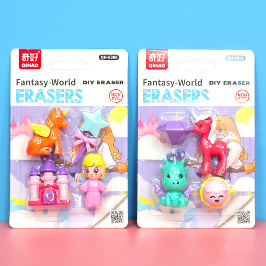 Fantasy World Erasers