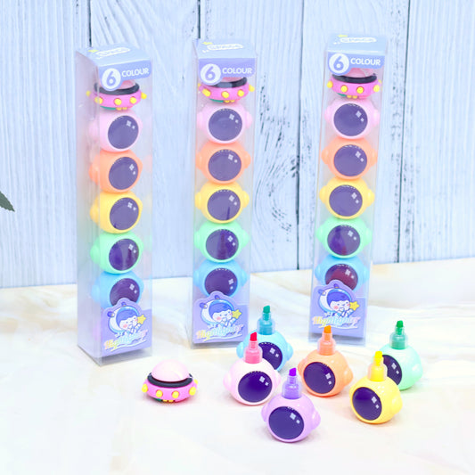 Space Theme Stackable Highlighters