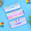 Rabbit Face Flexible Zipper Pouch