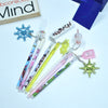 Stylish Gel Pens With Keychain Set of 6 - Assorted