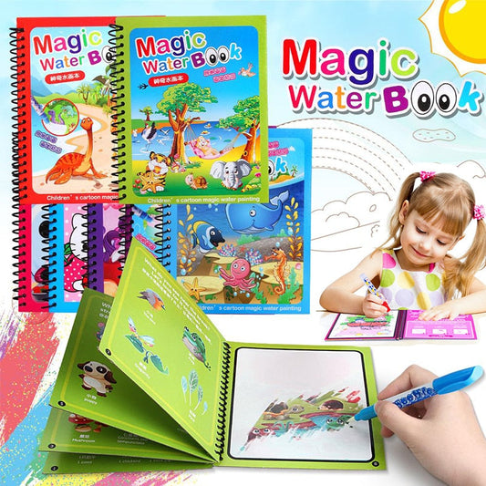 Magic Reusable Water Coloring Book