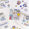 Outer Space Planet Stickers Set (100 Sheets )